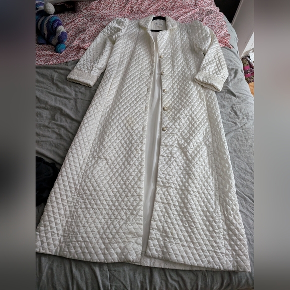 Circa 1950's Authentic Christian Dior Housecoat / Robe - Picture 6 of 16